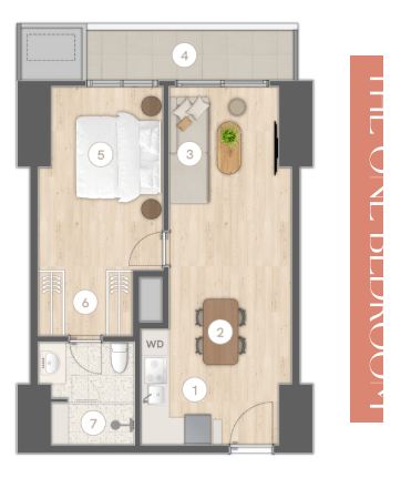 The One-Bedroom - Unit L