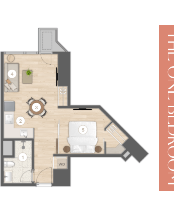 The One-Bedroom - Unit O