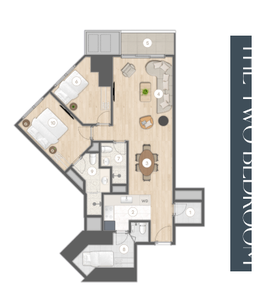 The Two-Bedroom - Unit Z