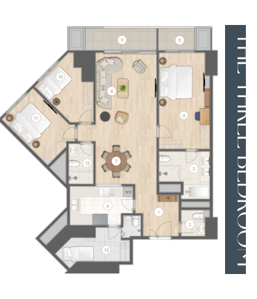 The Three-Bedroom - Unit Z